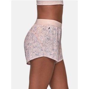 Outdoor Voices relay shorts pink speckle